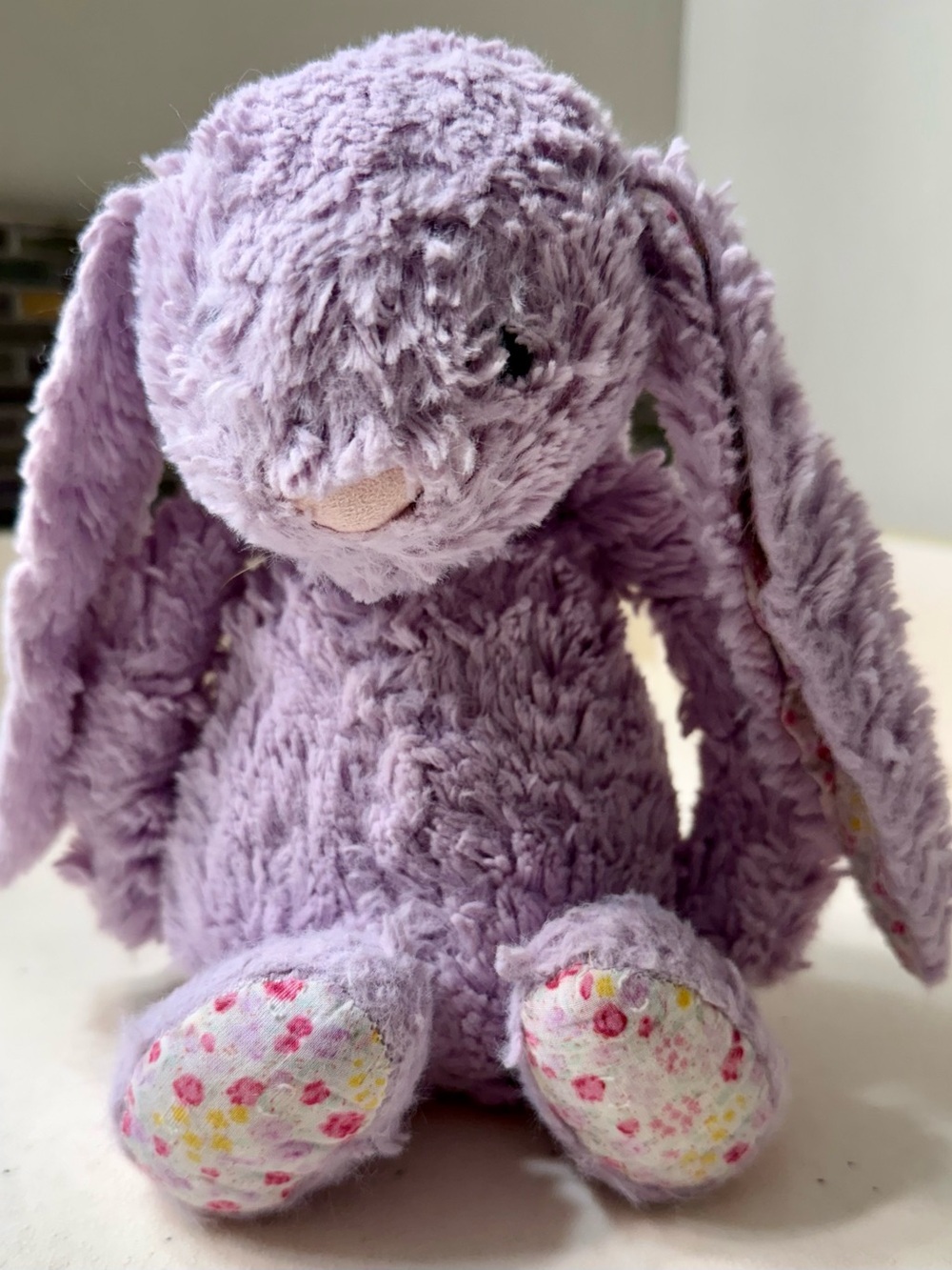 RETIRED Jellycat Blossom Jasmine Bunny Plush with Floral Paw Accents